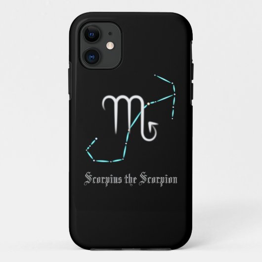 Fall "Zodiac Constellation Scorpio Case-Mate iPhon iPhone Hülle (Rückseite)