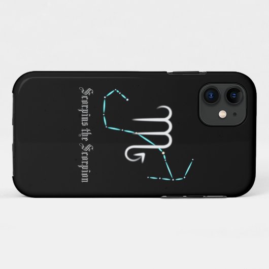 Fall "Zodiac Constellation Scorpio Case-Mate iPhon iPhone Hülle (Rückseite (Horizontal))