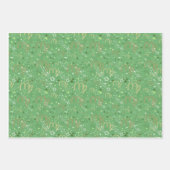 Fall Zodiac Zeichentrio Virgo, Libra, Skorpio Geschenkpapier Set (Vorderseite)