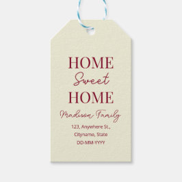 Fall Zuhause Sweet Zuhause Open House Geschenkanhänger