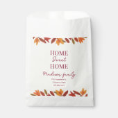 Fall Zuhause Sweet Zuhause Open House Geschenktütchen (Vorderseite)
