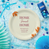 Fall Zuhause Sweet Zuhause Open House Pappteller (Party)