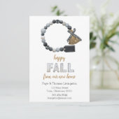 Fall Zuhause Wir haben Bewegung Ankündigung versch (Stehend Vorderseite)