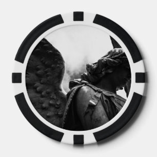 Fall zwischen Dunkelheit und Licht Pokerchips