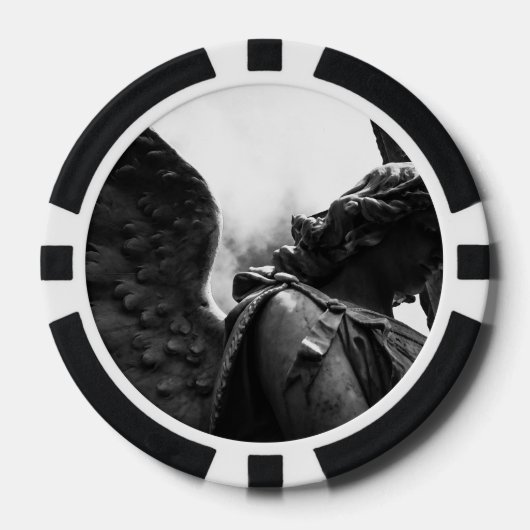 Fall zwischen Dunkelheit und Licht Pokerchips (Vorderseite)