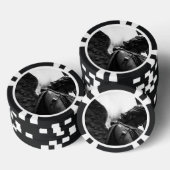 Fall zwischen Dunkelheit und Licht Pokerchips (Stapel)