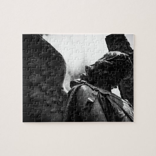 Fall zwischen Dunkelheit und Licht Puzzle (Horizontal)