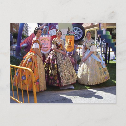 Fallas Ladys. Postkarte (Vorderseite)