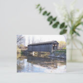 Fallasburg Covered Bridge Postcard Postkarte (Stehend Vorderseite)