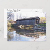 Fallasburg Covered Bridge Postcard Postkarte (Vorne/Hinten)