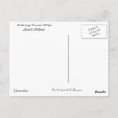 Fallasburg Covered Bridge Postcard Postkarte (Rückseite)