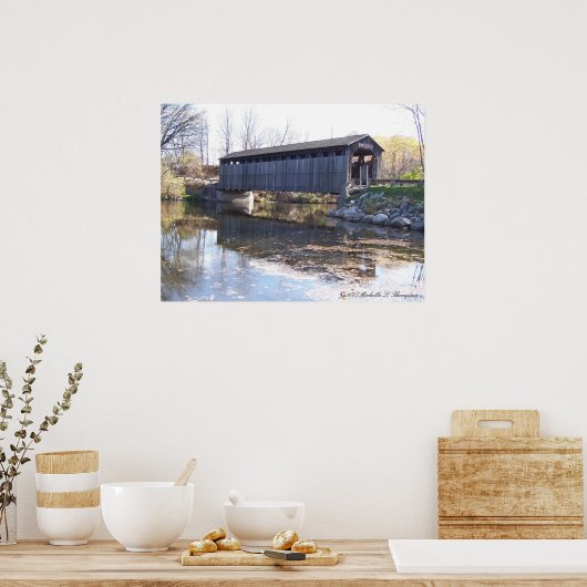 Fallasburg Covered Bridge Poster (Küche)