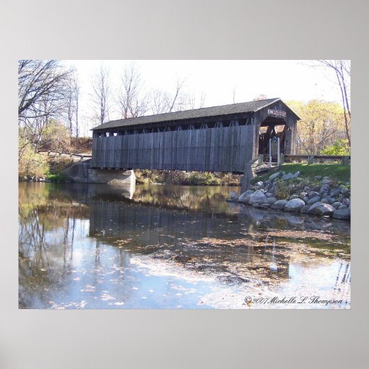 Fallasburg Covered Bridge Poster (Vorne)