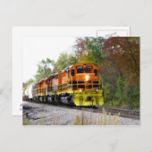 Fallbahn in Farbe Postkarte (Vorne/Hinten)