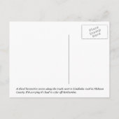 Fallbahn in Farbe Postkarte (Rückseite)