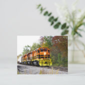 Fallbahn in Farbe Postkarte (Stehend Vorderseite)