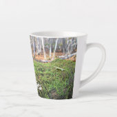 Fallbaum im Herbstmoos - Klein Personalisiert Milchtasse (Rechts)