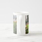 Fallbaum im Herbstmoos - Personalisiert Porzellantasse (Rückseite)