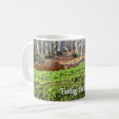 Fallbaum in Moss - Personalisierter Erntedank Kaffeetasse (Vorderseite Links)
