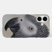 Fallbeispiel für afrikanisches graues Gesicht Case-Mate iPhone Hülle (Rückseite (Horizontal))