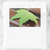 Fallblatt Rechteckiger Aufkleber (Tasche)