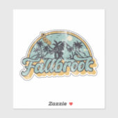 Fallbrook, Kalifornien Aufkleber (Blatt)