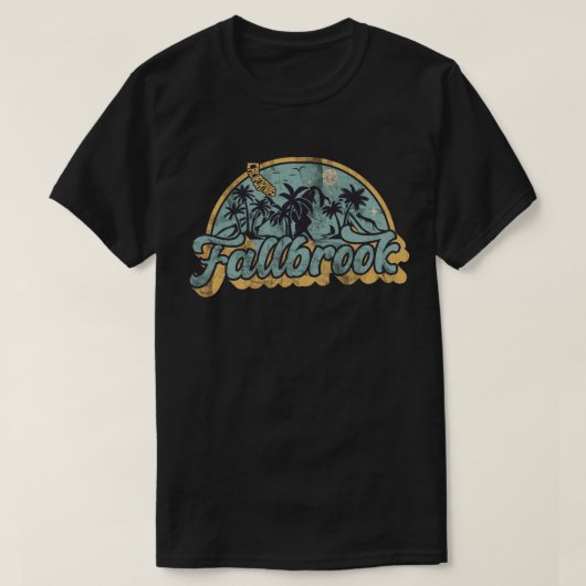 Fallbrook, Kalifornien T-Shirt (Design vorne)