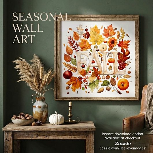 Fallcollage Poster