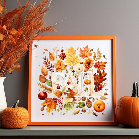 Fallcollage Poster