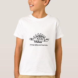 Falle auf wie ein mächtiges Stegosaurus T-Shirt