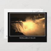 Fälle in der Nacht Postkarte (Vorne/Hinten)