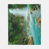 Fälle Rios Celeste Fleecedecke (Vorderseite)