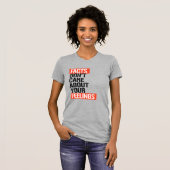 FÄLLE SORGEN NICHT FÜR IHRE GEFÜHLE T-Shirt (Vorne ganz)