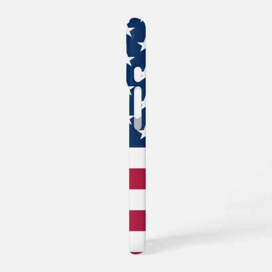 Fälle von amerikanischen Flaggen iPhone 16 Hülle (Linke Seite)