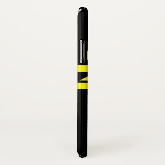 Fälle von benutzerdefinierten Text-Polizei-Line-Te Case-Mate iPhone Hülle (Hinten/Rechts)