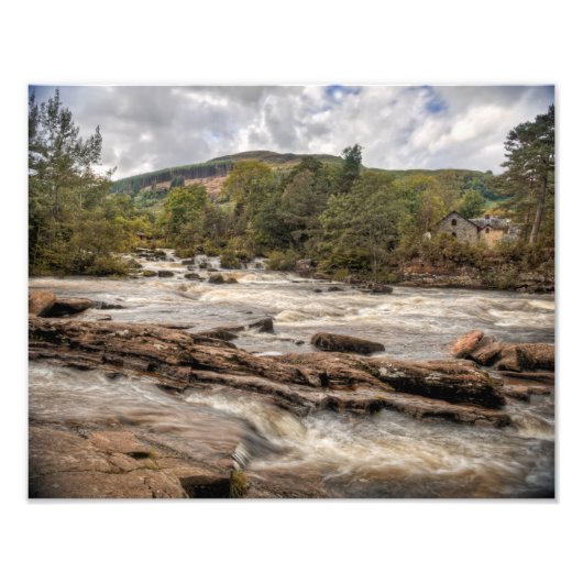 Fälle von Dochart Fotodruck (Vorne)