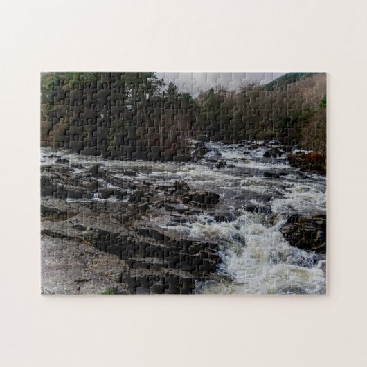 Fälle von Dochart Killin Stirlingshire Schottland Puzzle (Horizontal)