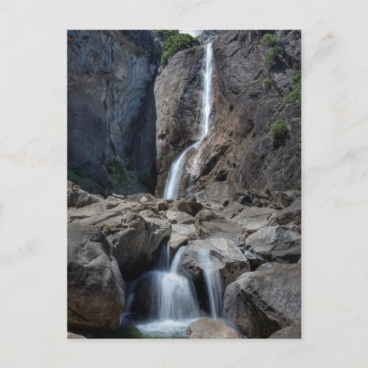 Fälle von Lower Yosemite Postkarte (Vorderseite)