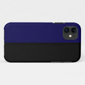 Fälle von Luxe Navy und Black CUSTOMIZABLE iPhone Case-Mate iPhone Hülle (Rückseite (Horizontal))