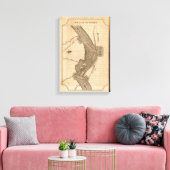 Fälle von Ohio Leinwanddruck (Insitu (Wohnzimmer))