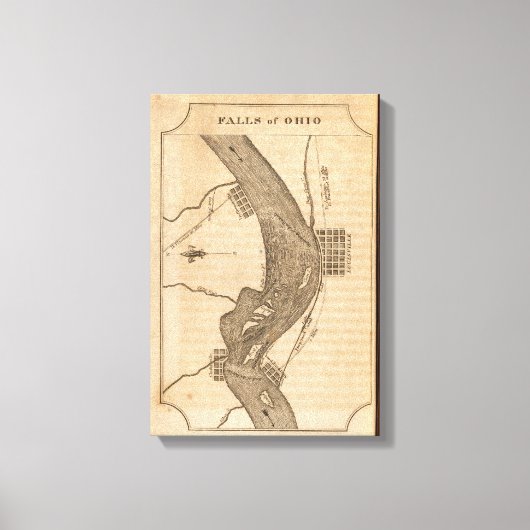 Fälle von Ohio Leinwanddruck (Vorderseite)