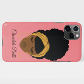 Fälle von Schwarzmädchen iPhone Hülle (Rückseite (Horizontal))