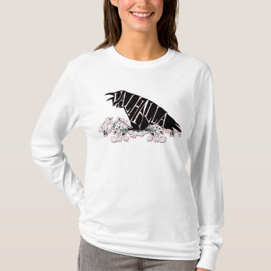 Fallegur Rabe Walhall T-Shirt (Vorderseite)