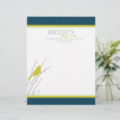 Falleleganz Buchstabe-Kopf Briefbogen (Stehend Vorderseite)