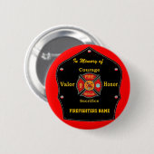 FALLEN, ABER NICHT VERGESSEN BUTTON (Vorne & Hinten)