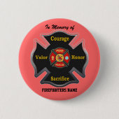 FALLEN, ABER NICHT VERGESSEN BUTTON (Vorderseite)