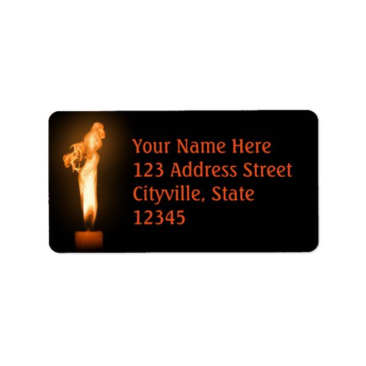 Fallen Adressaufkleber (Vorne)