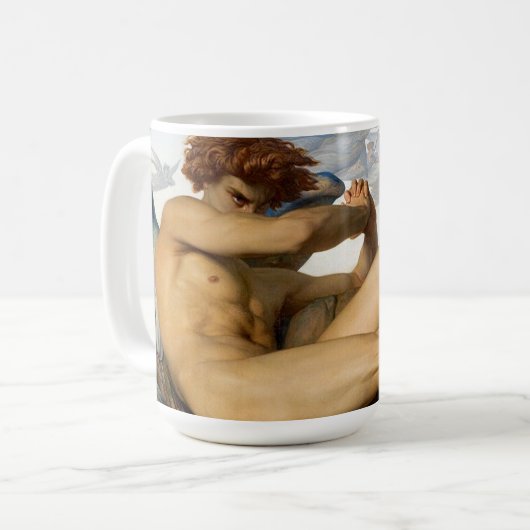 Fallen Angel Alexandre Cabanel Original Kaffeetasse (Vorderseite Links)
