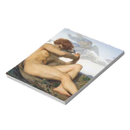Fallen Angel Alexandre Cabanel Original Notizblock (Rotiert)