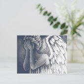 Fallen, Angel Art Postcard Postkarte (Stehend Vorderseite)